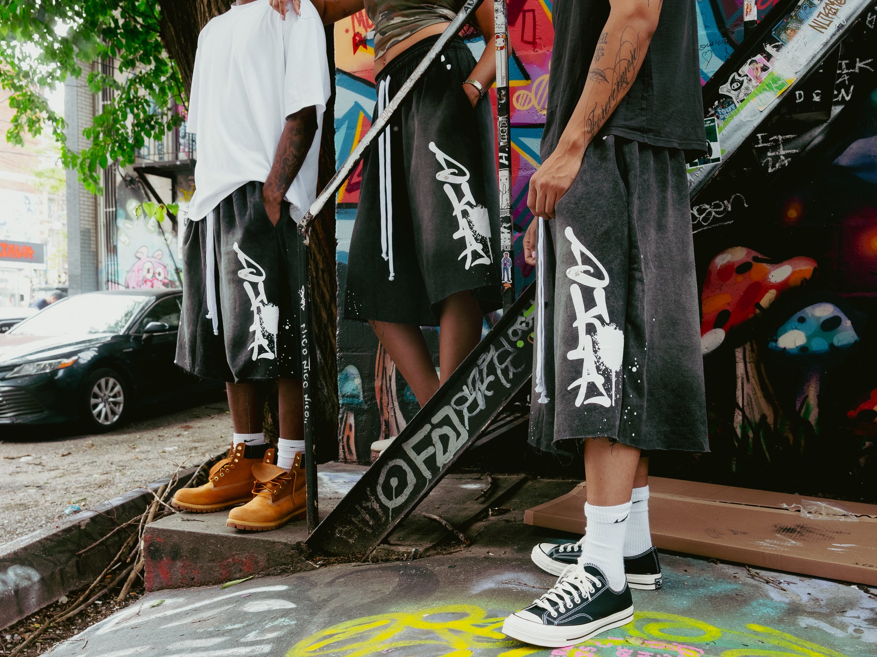 STUDIO CANVAS SHORTS